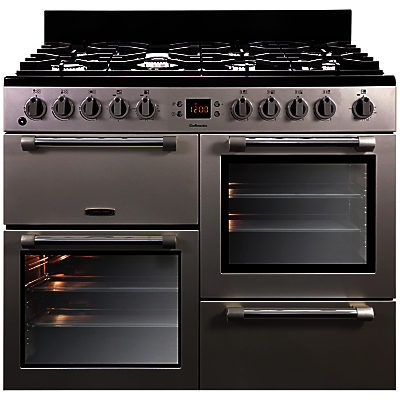Leisure CK100F232 Cookmaster Dual Fuel Range Cooker Silver